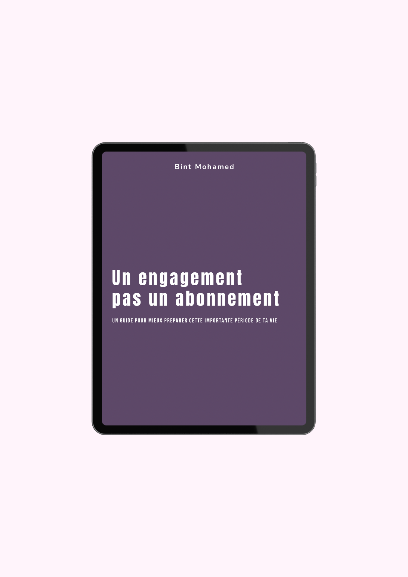 Un engagement, pas un abonnement